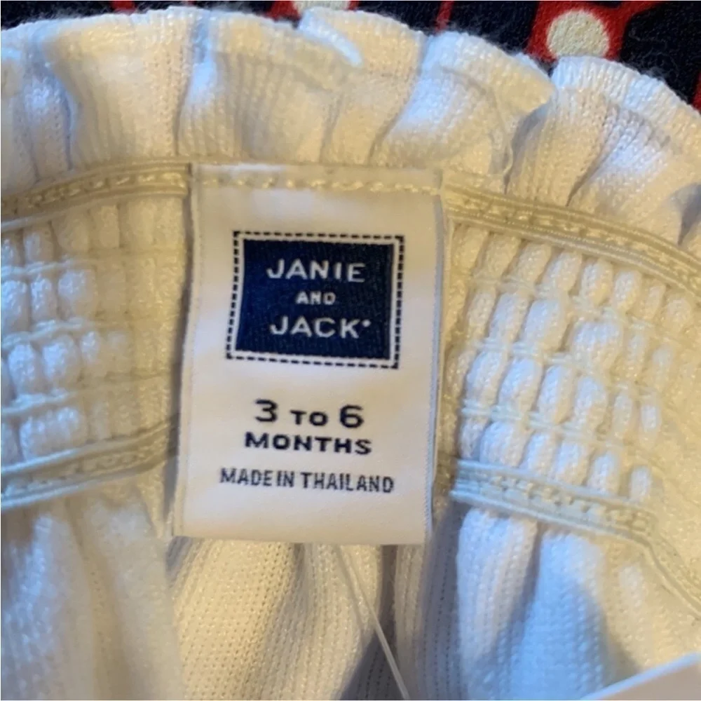 Janie and Jack white terry cover-up / summer dress Size 3-6 Months New with tag